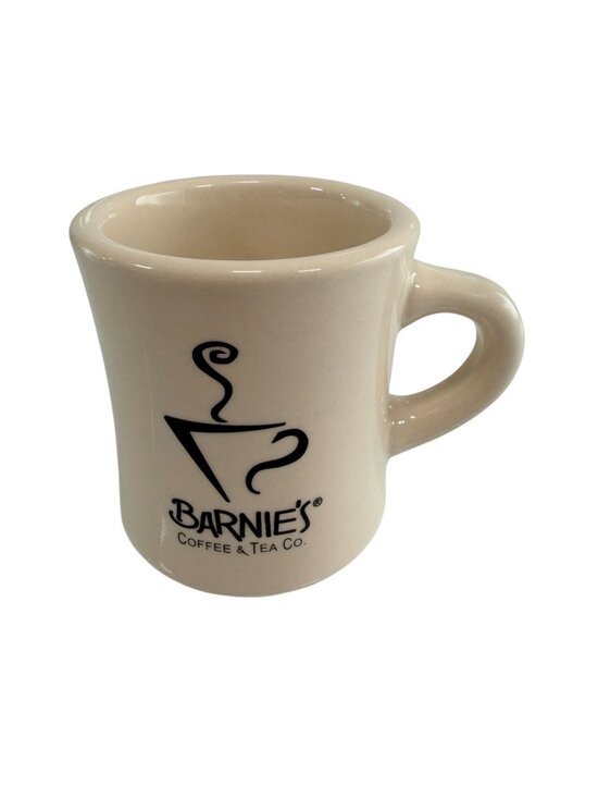 Barnie's Coffee & Tea Co. Other - Vintage Barnies Coffee & Tea Co. Beige Ceramic Mug Logo 8oz THICK